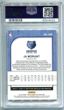 Ja Morant 2019 Panini Hoops Premium Stock #259 PSA Mint 9 Card