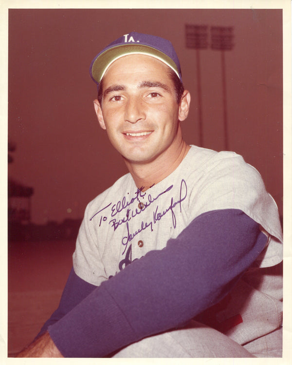 Sandy Koufax Autographed 8x10 Photo