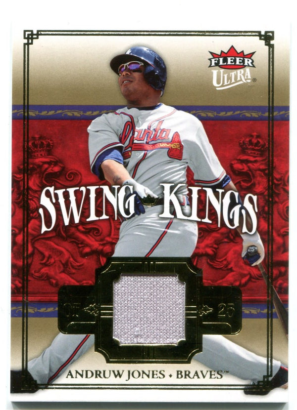 Andruw Jones Fleer Ultra Swing Kings 2007 Jersey Card