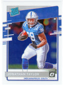 Jonathan Taylor 2020 Panini Donruss Optic Rated Rookie Card #167