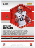 Anthony Schwartz 2021 Panini Mosaic Rookie Card #331