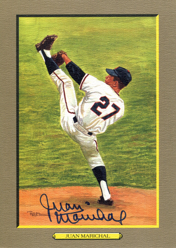 Juan Marichal Autographed Perez Steele Great Moments Card  #3023/5000