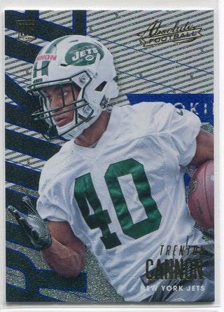 Trenton Cannon 2018 Panini Absolute Football Rookie Card