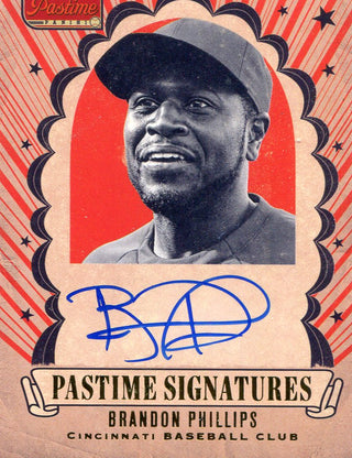 Brandon Phillips Autographed Panini Card #2/15