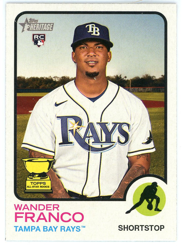 Wander Franco 2022 Topps Heritage Rookie Card #347