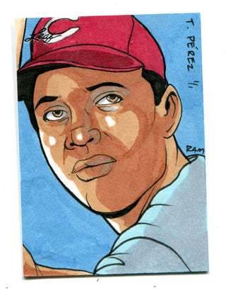 Tony Perez Leaf Legends Of Diamond Sketch card 1/1