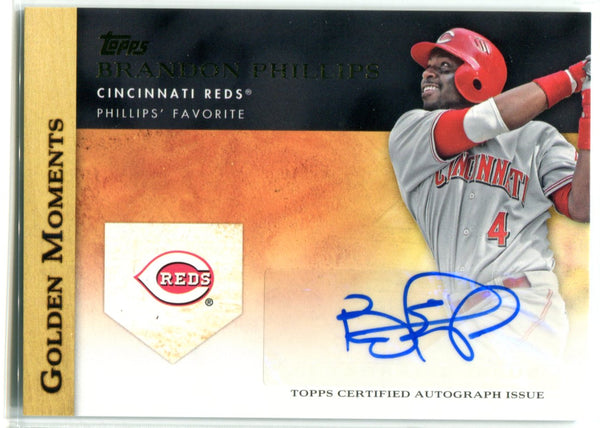 Brandon Phillips Autographed Topps Card