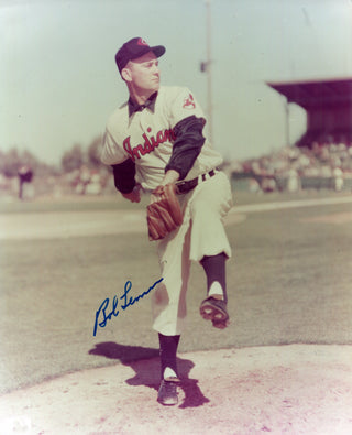 Bob Lemon Autographed 8x10 Scorecard