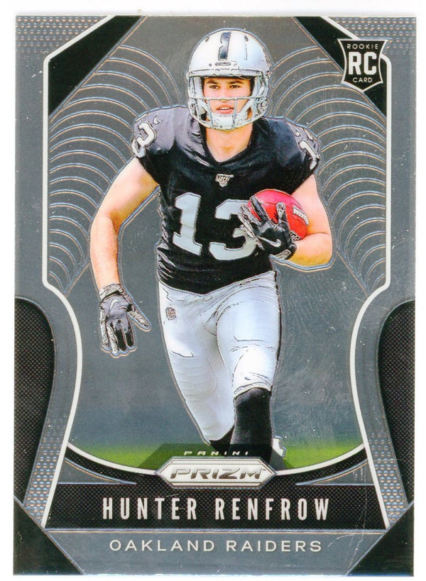 Hunter Renfrow 2019 Panini Prizm Rookie Card #357