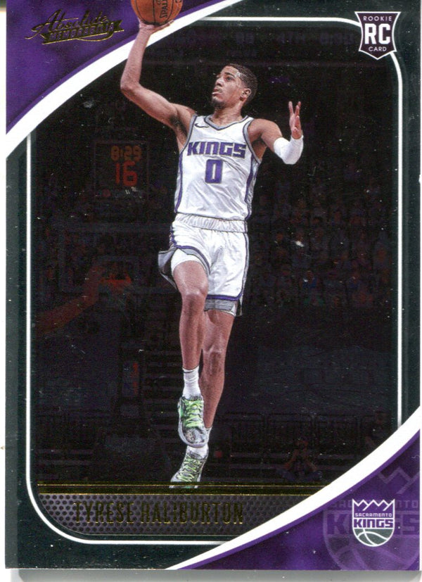 Tyrese Haliburton 2021 Panini Absolute Rookie Card