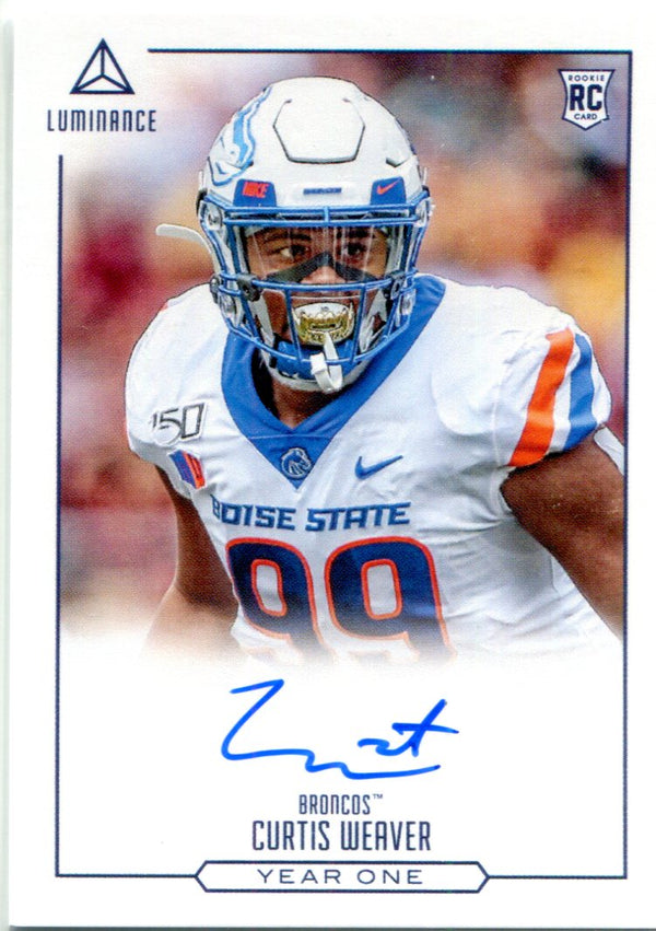 Chris Weaver 2020 Panini Luminance Autographed Rookie Card