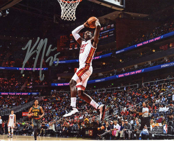 Kendrick Nunn Autographed Dunk vs Hawks 8x10 Photo