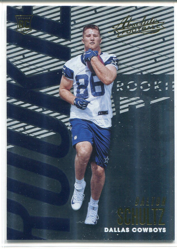 Dalton Schultz 2018 Panini Absolute Football Rookie Card