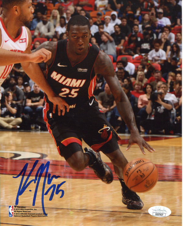 Kendrick Nunn Autographed Vs Rockets 8x10 Photo (JSA)