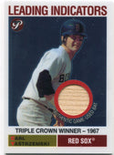 Carl Yastrzemski 2005 Topps Pristine Game Used Bat Card