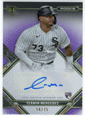 Yermin Mercedes Autographed 2021 Topps Triple Threads Rookie Card #RAC-YM