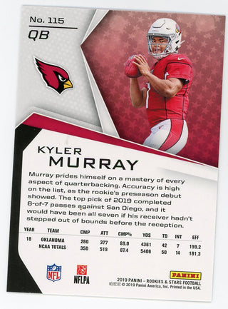 Kyler Murray 2019 Panini Rookies & Stars #115 RC