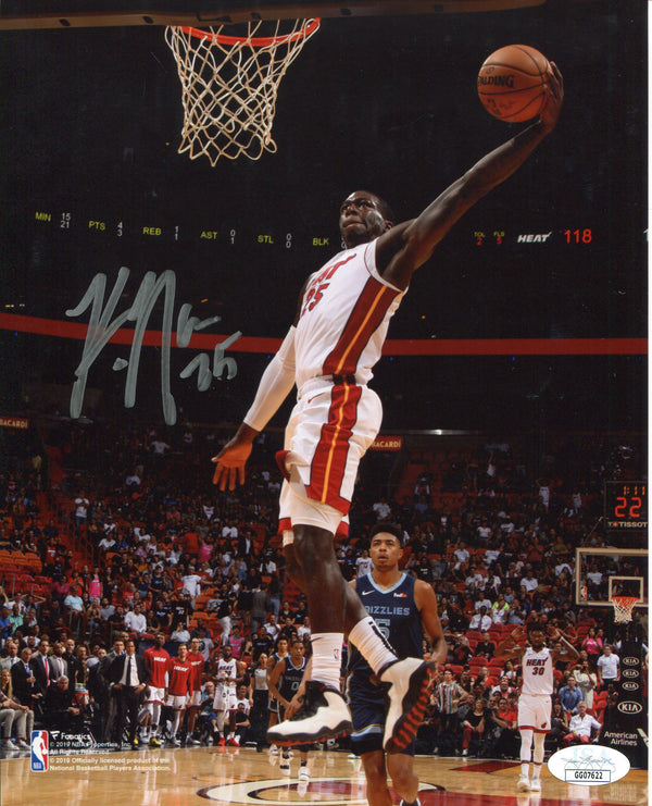 Kendrick Nunn Autographed Dunk Vs Grizzlies 8x10 Photo (JSA)