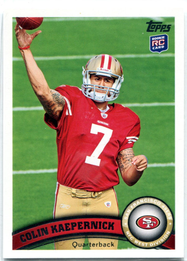 Colin Kaepernick 2011 Topps Rookie Card