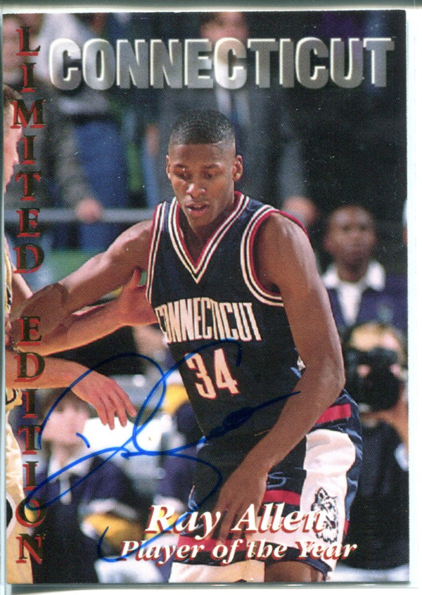 Ray Allen Autographed Limited Edition Card