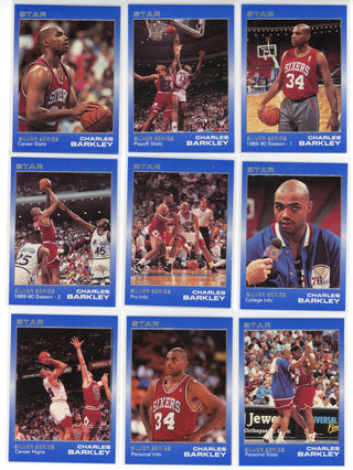 Charles Barkley 1990 Star Silver Player Set