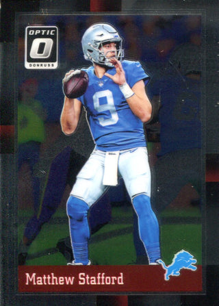 Matthew Stafford 2019 Panini Donruss Optic Insert Card