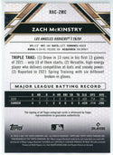 Zach McKinstry Autographed 2021 Topps Triple Threads Rookie Card #RAC-ZMC