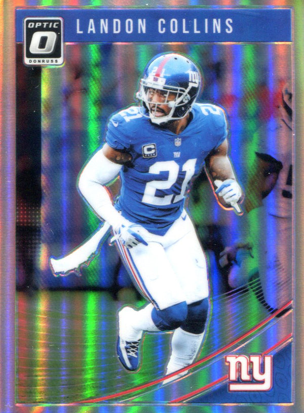 Landon Collins 2018 Panini Donruss Optic Prizm Card