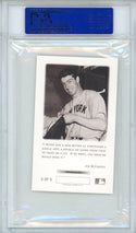 Joe Dimaggio Autographed 1993 Pinnacle Card (PSA)