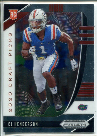 CJ Henderson 2020 Prizm Draft Picks Rookie Card