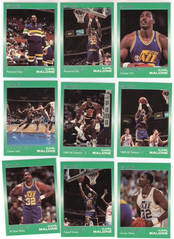 Karl Malone 1990 Star Silver Player Set