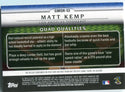 Matt Kemp 2011 Topps Marquee Relic Card /199