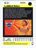 LaMelo Ball 2020-21 Panini Flux Rookie Card #201