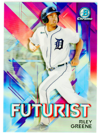 Riley Greene 2021 Bowman Chrome Futurist Card #FUT-RG