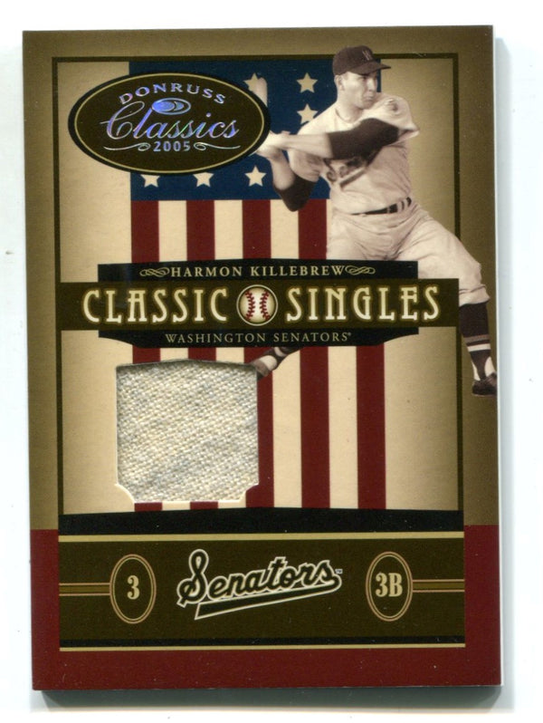 Harmon Killebrew 2005 Donruss Playoff Classic Singles #CS3 Jersey Card /25