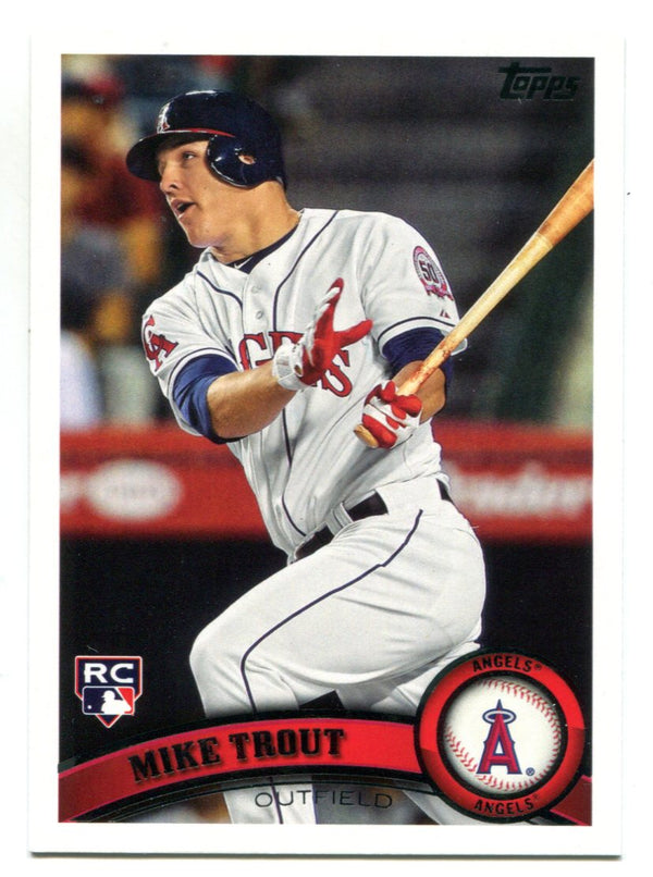 Mike Trout 2011 Topps #US175 Rookie Card