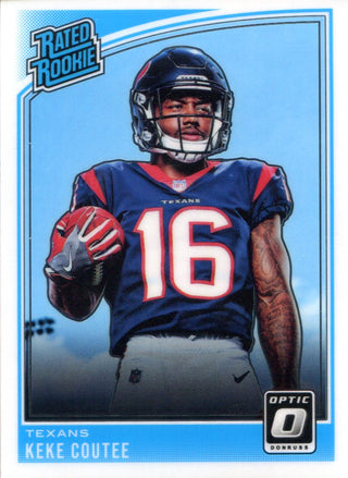 Keke Coutee 2018 Panini Donruss Optic Rated Rookie Card