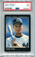 Derek Jeter 1993 Pinnacle #457 PSA Mint 9 Card