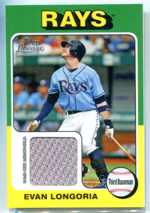 Evan Longoria Topps Jersey Card