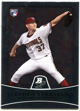 Stephen Strasburg 2010 Bowman Platinum Rookie Card