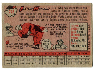 Elston Howard 1958 Topps Card