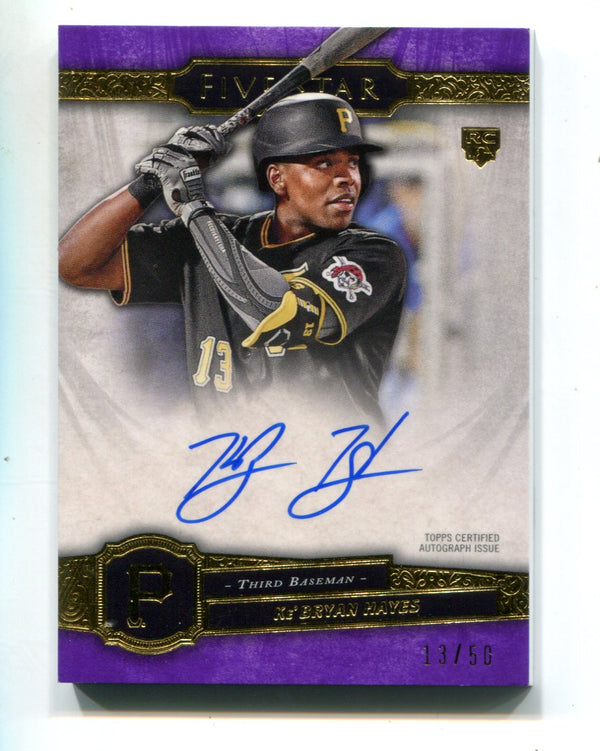 Ke`Bryan Hayes 2021 Topps Five Star Autographed Card #FSAKH 13/50