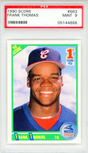 Frank Thomas Autographed 1990 Score Card #663 (PSA Mint 9)