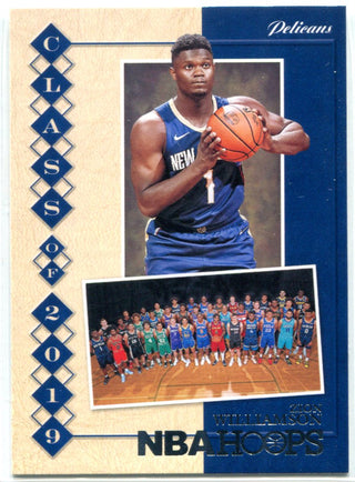 Zion Williamson 2019-20 Panini Hoops Insert Rookie Card