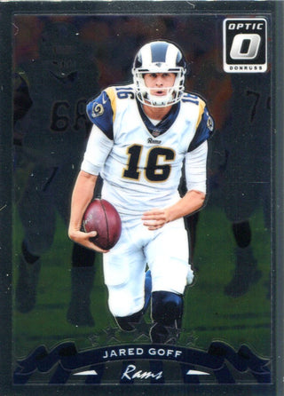 Jared Goff 2018 Panini Donruss Optic Insert Card