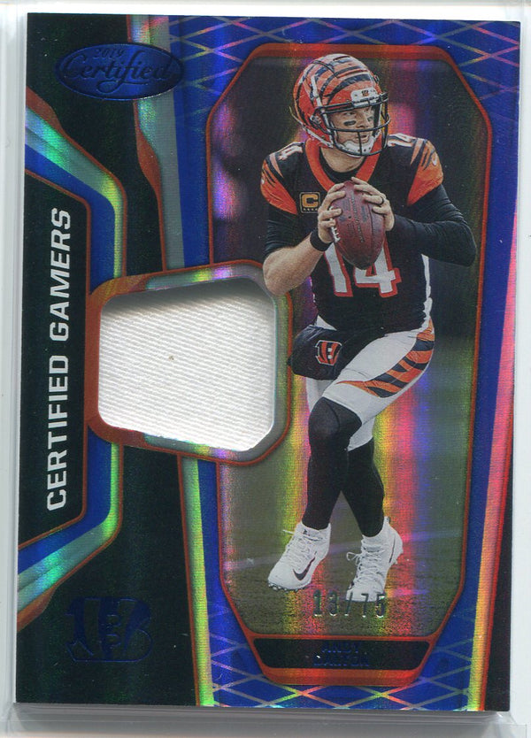 Andy Dalton 2019 Panini Certified Jersey Card