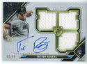 Trevor Rogers Autographed 2021 Topps Triple Threads Rookie Jersey Card #RFPAR-TR