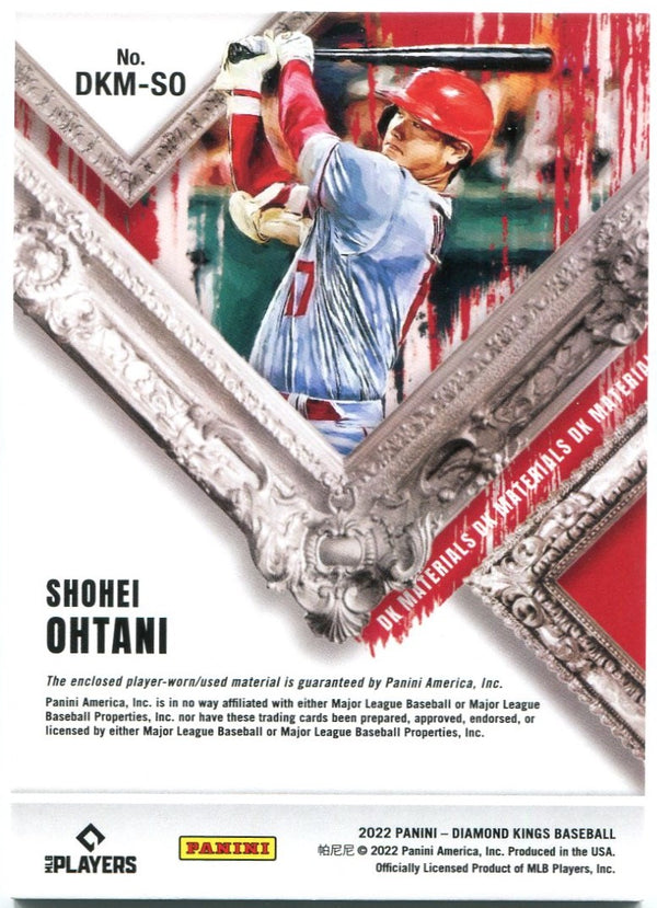 Shohei Ohtani Panini Diamond Kings Jersey Card