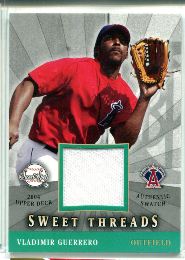 Vladimir Guerrero Sweet Threads Upper Deck Jersey Card