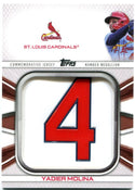 Yadier Molina Topps Commemorative Jersey Number Medallion